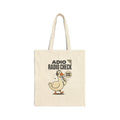 Racing Silly Goose Radio Check Tote | Canvas Racing Meme Tote