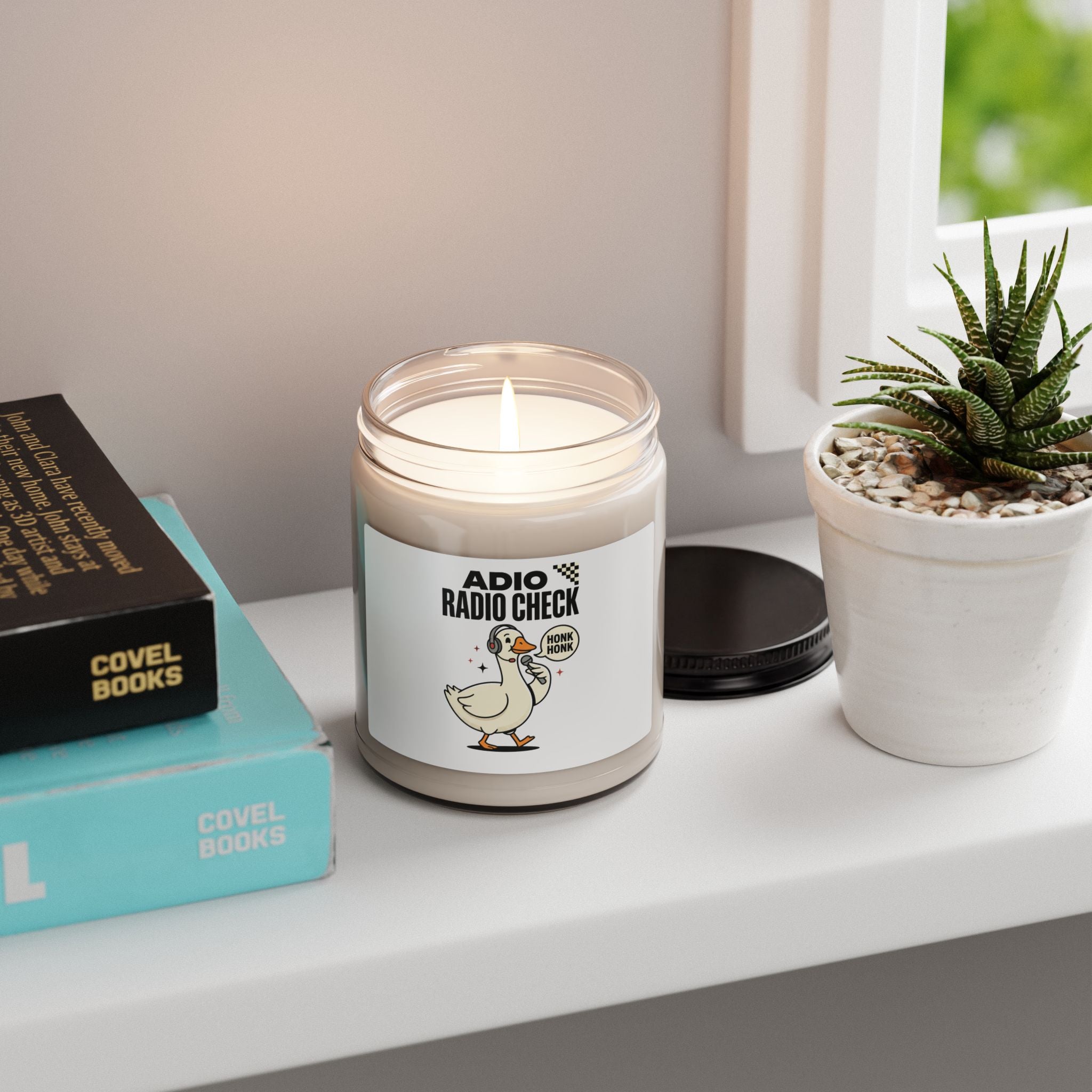 Radio Check Honk Goose Candle | Racing Meme Soy Candle